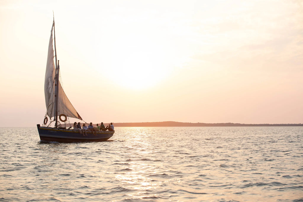 Sunset Dhow Cruise at Colina Verde, Santa Maria, Mozambique.