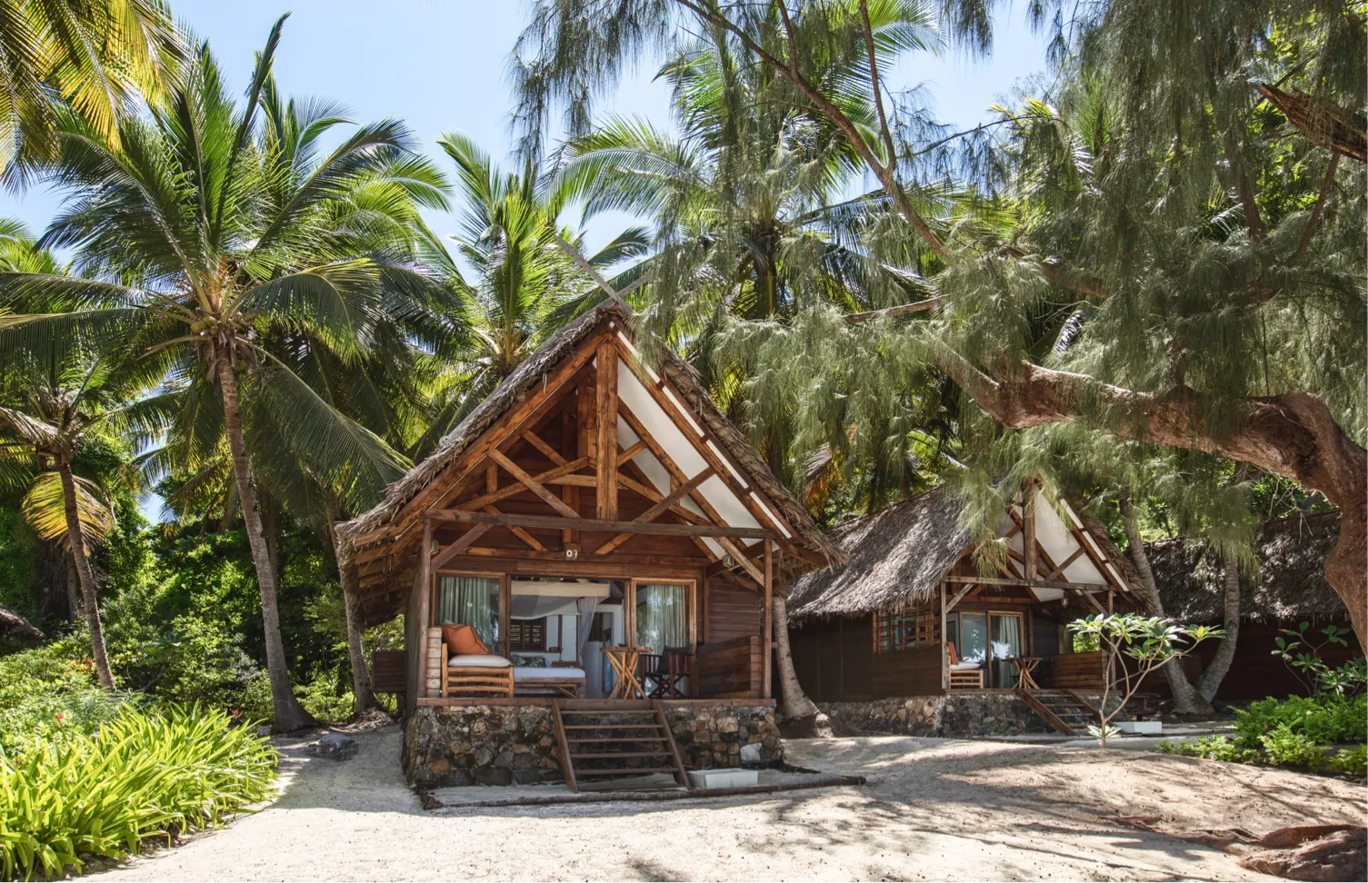 Accommodation at Constance Tsarabanjina, Nosy Tsarabanjina, Madagascar.