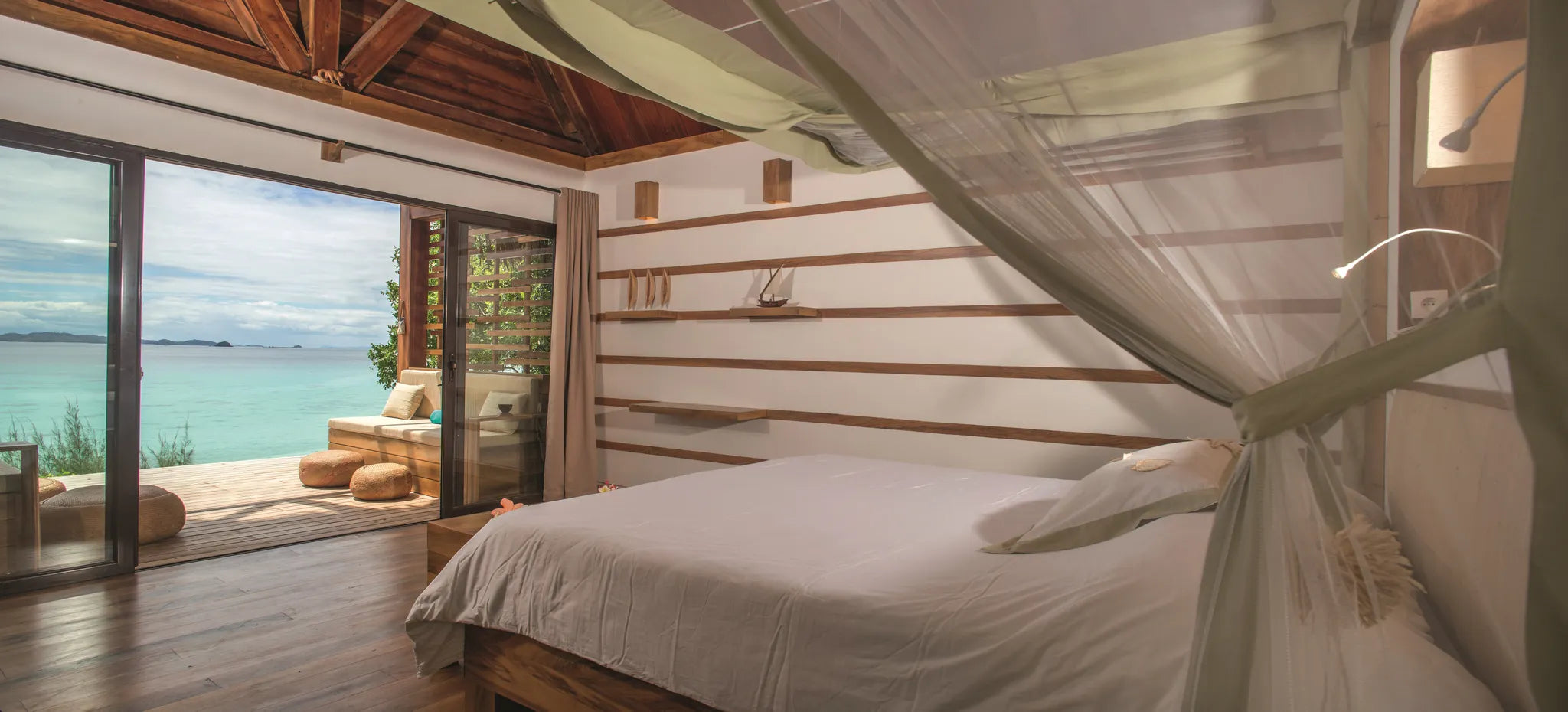 Accommodation at Constance Tsarabanjina, Nosy Tsarabanjina, Madagascar.