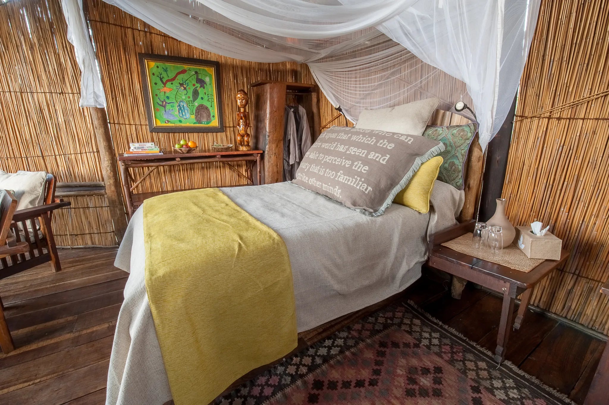 Delta Camp Accommodation at Delta Camp, Moremi Game Reserve, Botswana.