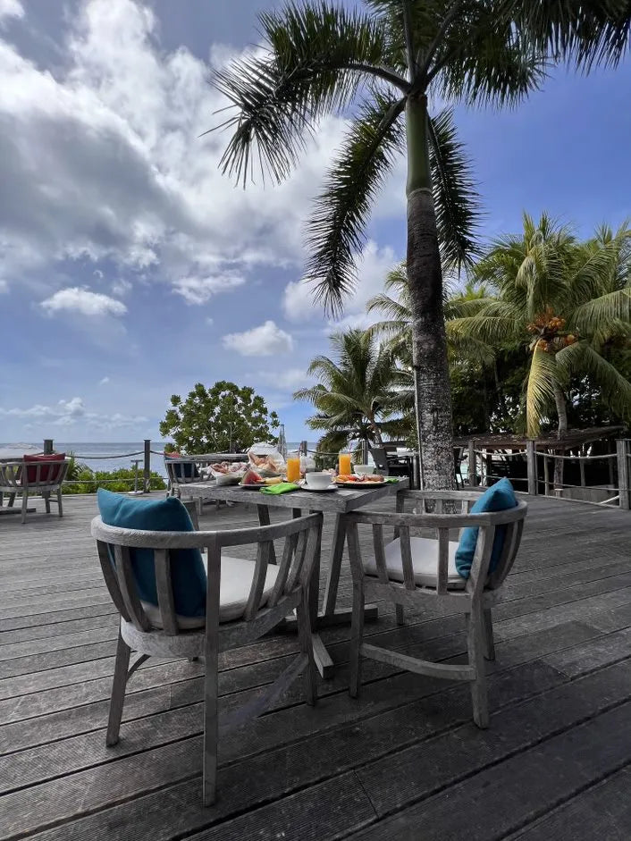 Breakfast for Two at DoubleTree by Hilton Seychelles Allamanda Resort and Spa, Mahe Island, Seychelles.