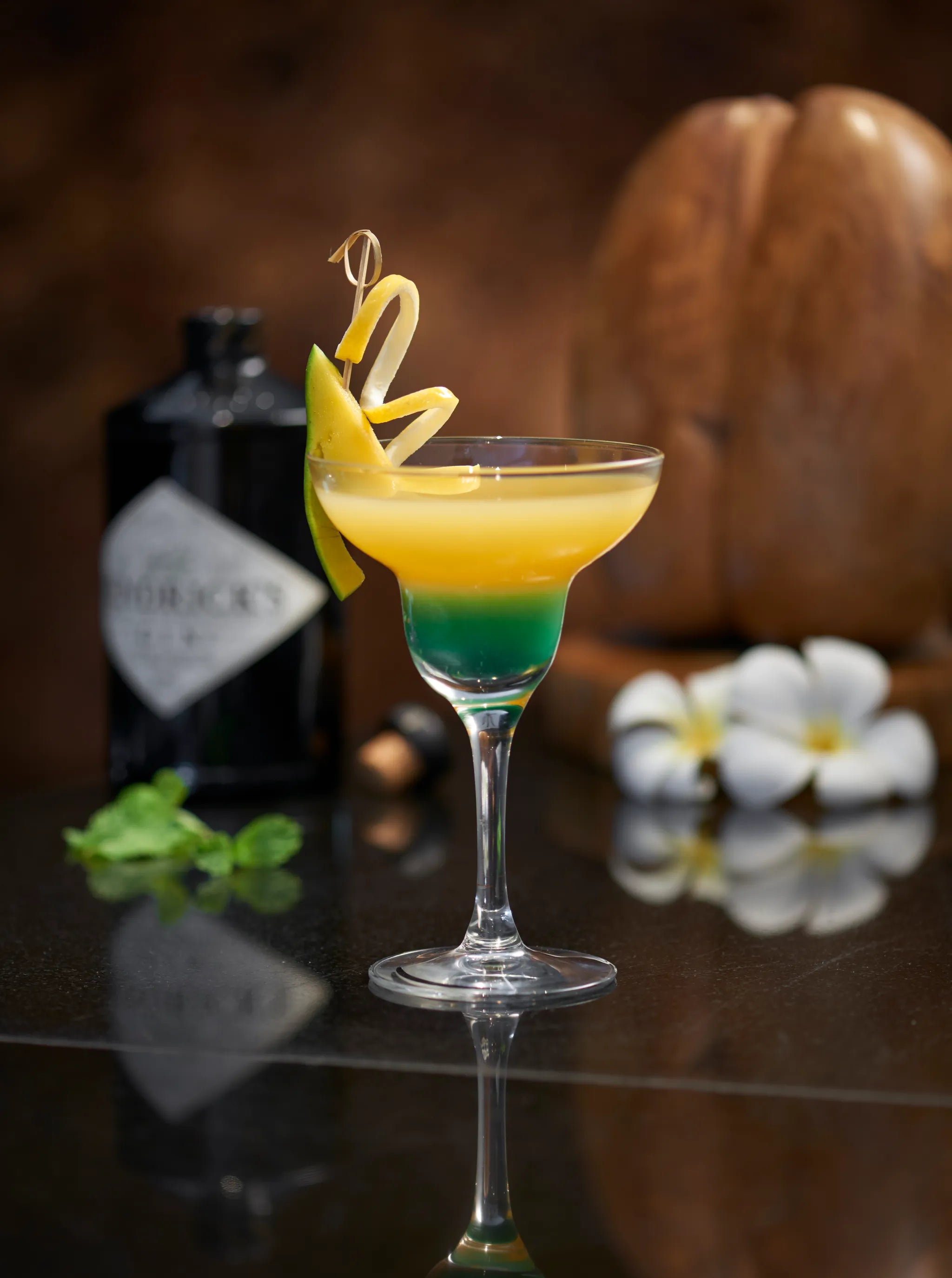 Signature cocktail at DoubleTree by Hilton Seychelles Allamanda Resort and Spa, Mahe Island, Seychelles.