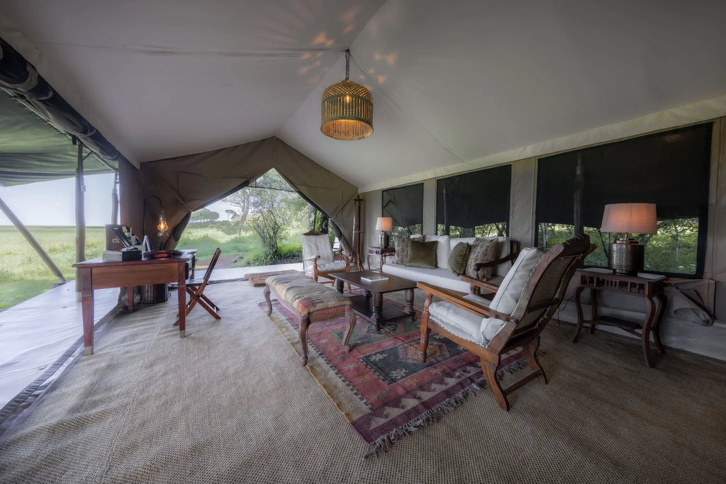 Elephant Pepper Camp at Elewana Elephant Pepper Camp, Mara North Conservancy, Kenya.