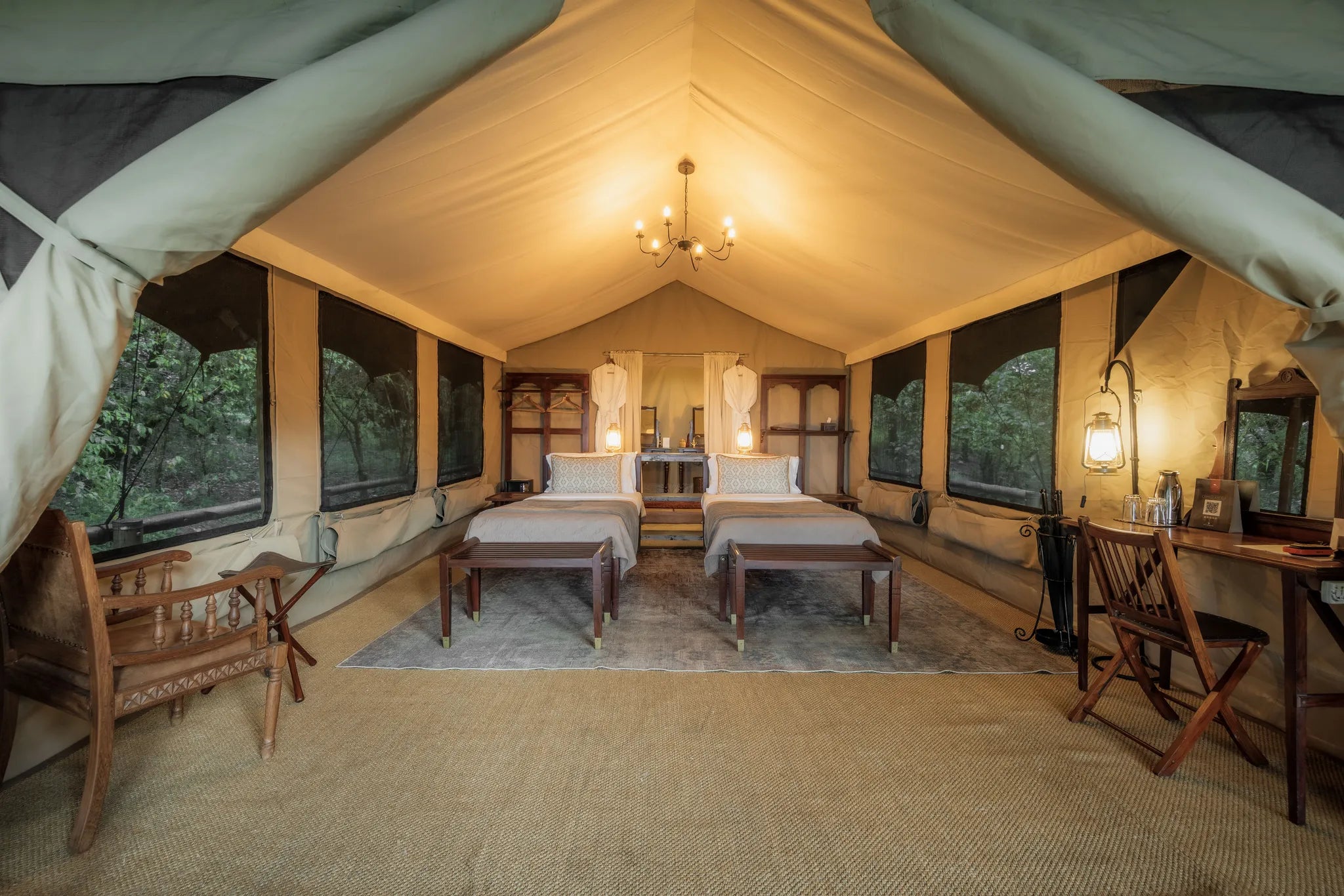 Elephant Pepper Camp at Elewana Elephant Pepper Camp, Mara North Conservancy, Kenya.