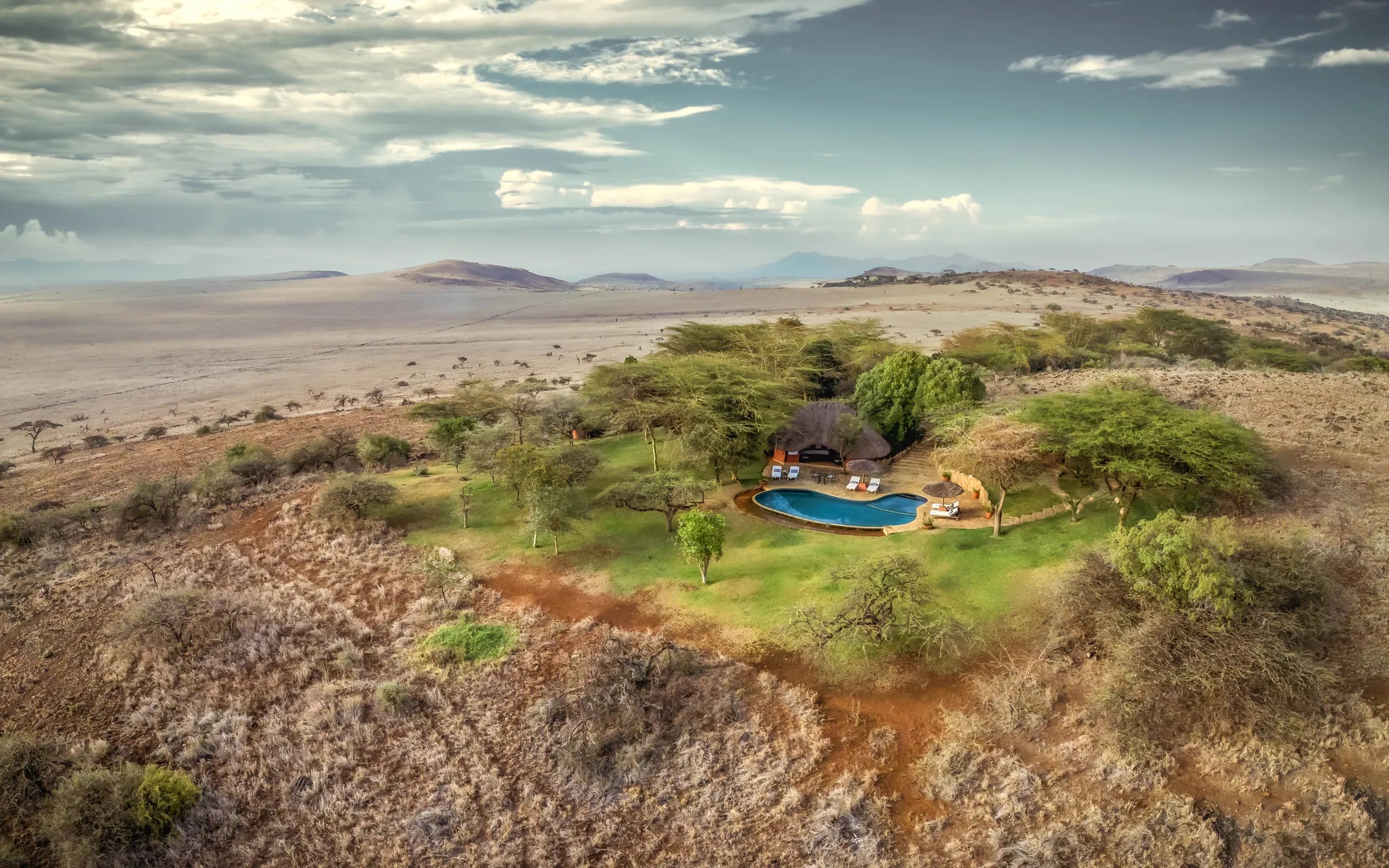 Kifaru House at Elewana Kifaru House, Lewa Conservancy, Kenya.