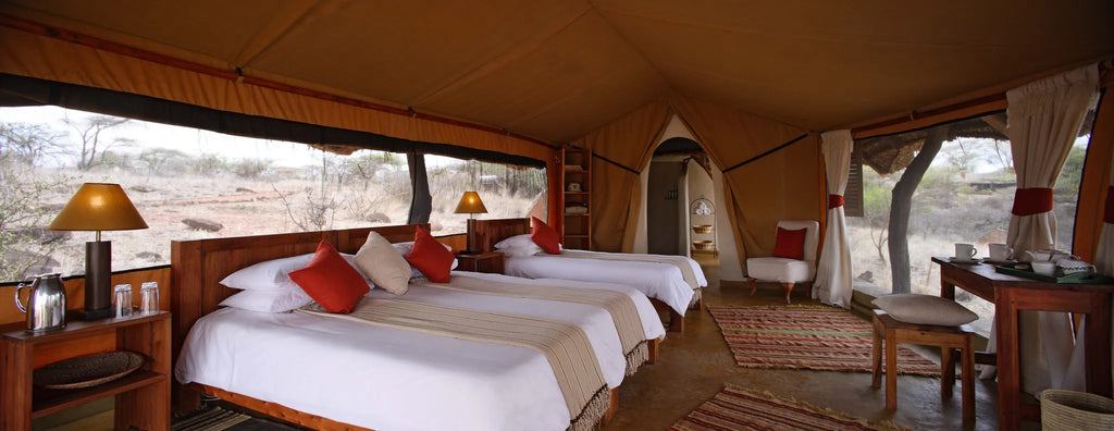 Elewana Lewa Safari Camp at Elewana Lewa Safari Camp, Lewa Conservancy, Kenya.