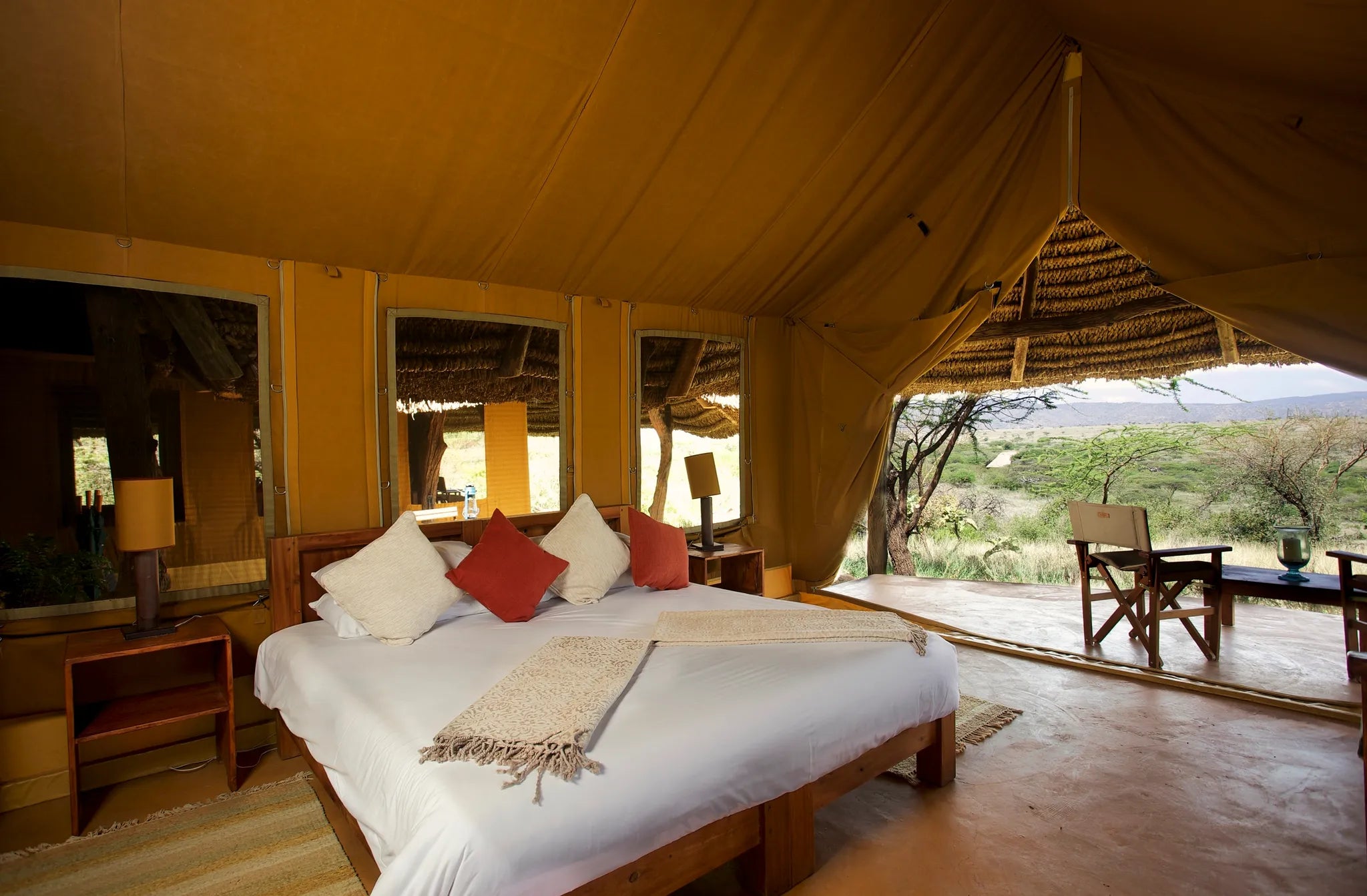 Elewana Lewa Safari Camp at Elewana Lewa Safari Camp, Lewa Conservancy, Kenya.