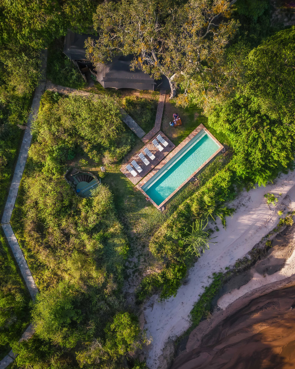 Sand River Masai Mara at Elewana Sand River Masai Mara, Masai Mara, Kenya.