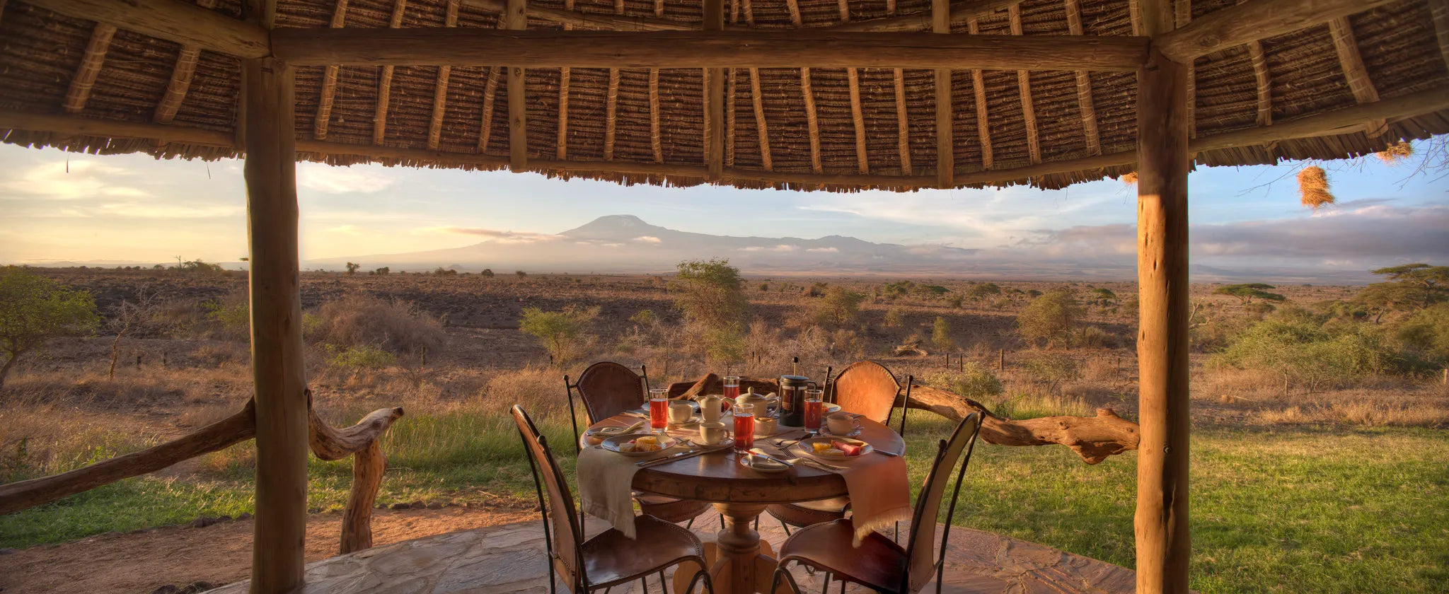 Elewana Tortilis Camp Amboseli at Elewana Tortilis Camp Amboseli, Amboseli National Park, Kenya.