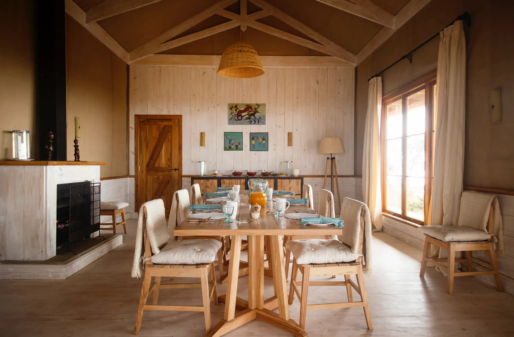 Dining at Entamanu Private, Ngorongoro Crater, Tanzania.