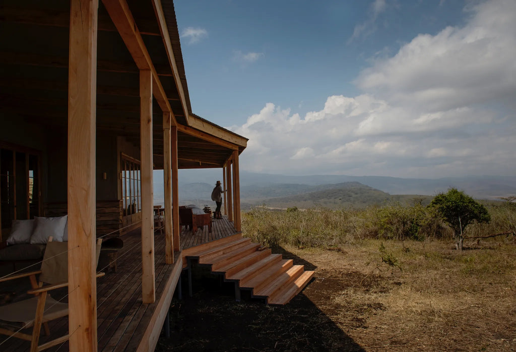 Main mess view at Entamanu Private, Ngorongoro Crater, Tanzania.