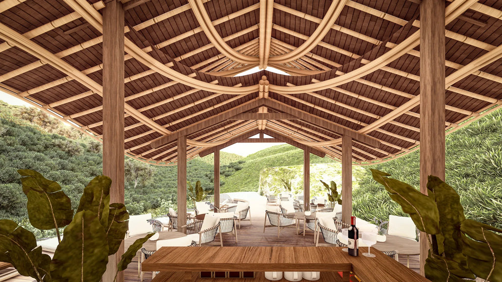 Erebero Hills - Pool Bar Mess Area at Erebero Hills, Bwindi Impenetrable Forest National Park, Uganda.