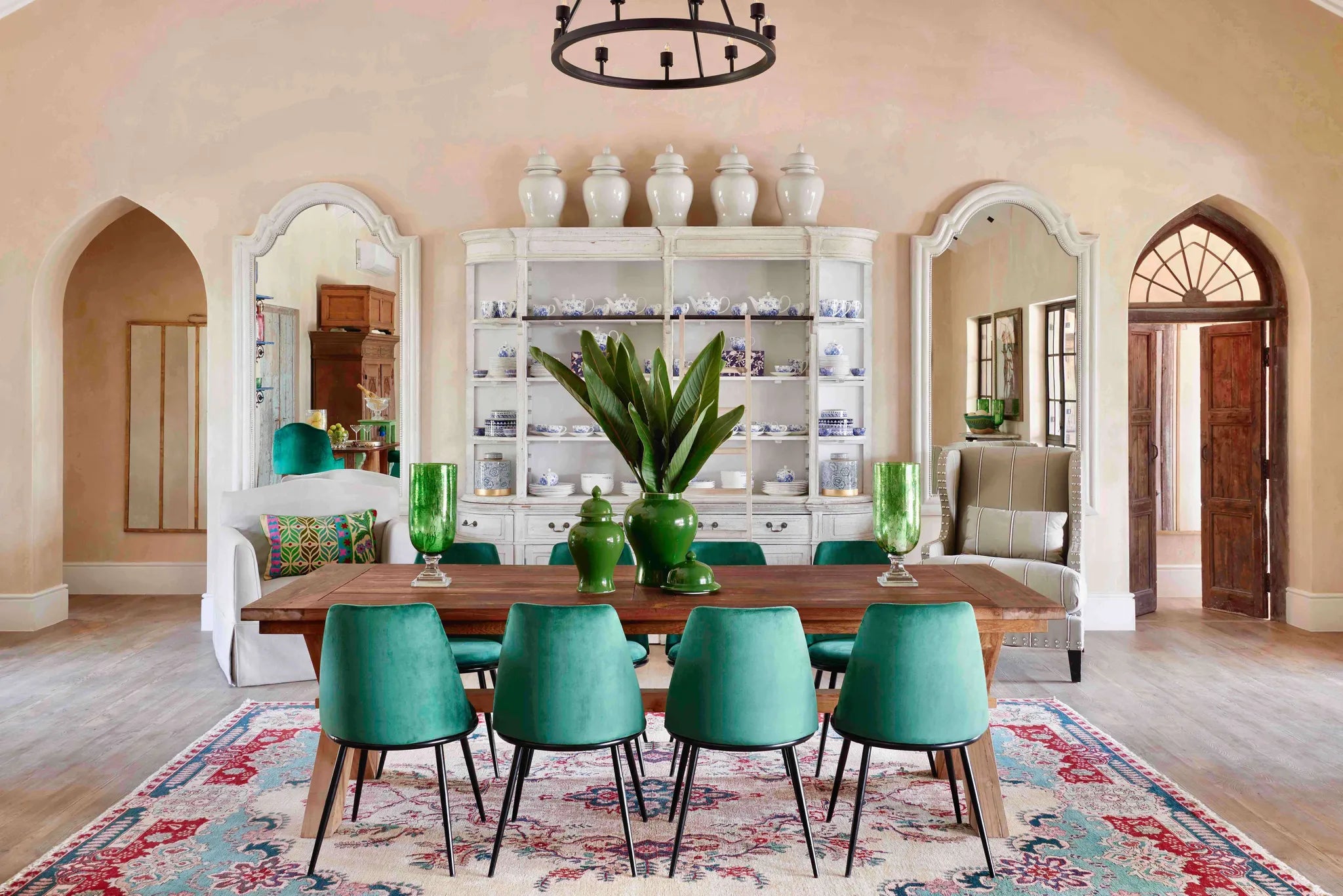 Farmhouse at Royal Malewane - Dining at Farmhouse at Royal Malewane, Thornybush Game Reserve, South Africa.