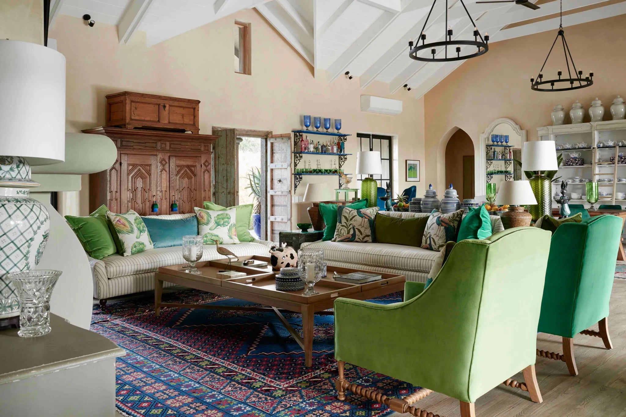 Farmhouse at Royal Malewane - Lounge at Farmhouse at Royal Malewane, Thornybush Game Reserve, South Africa.