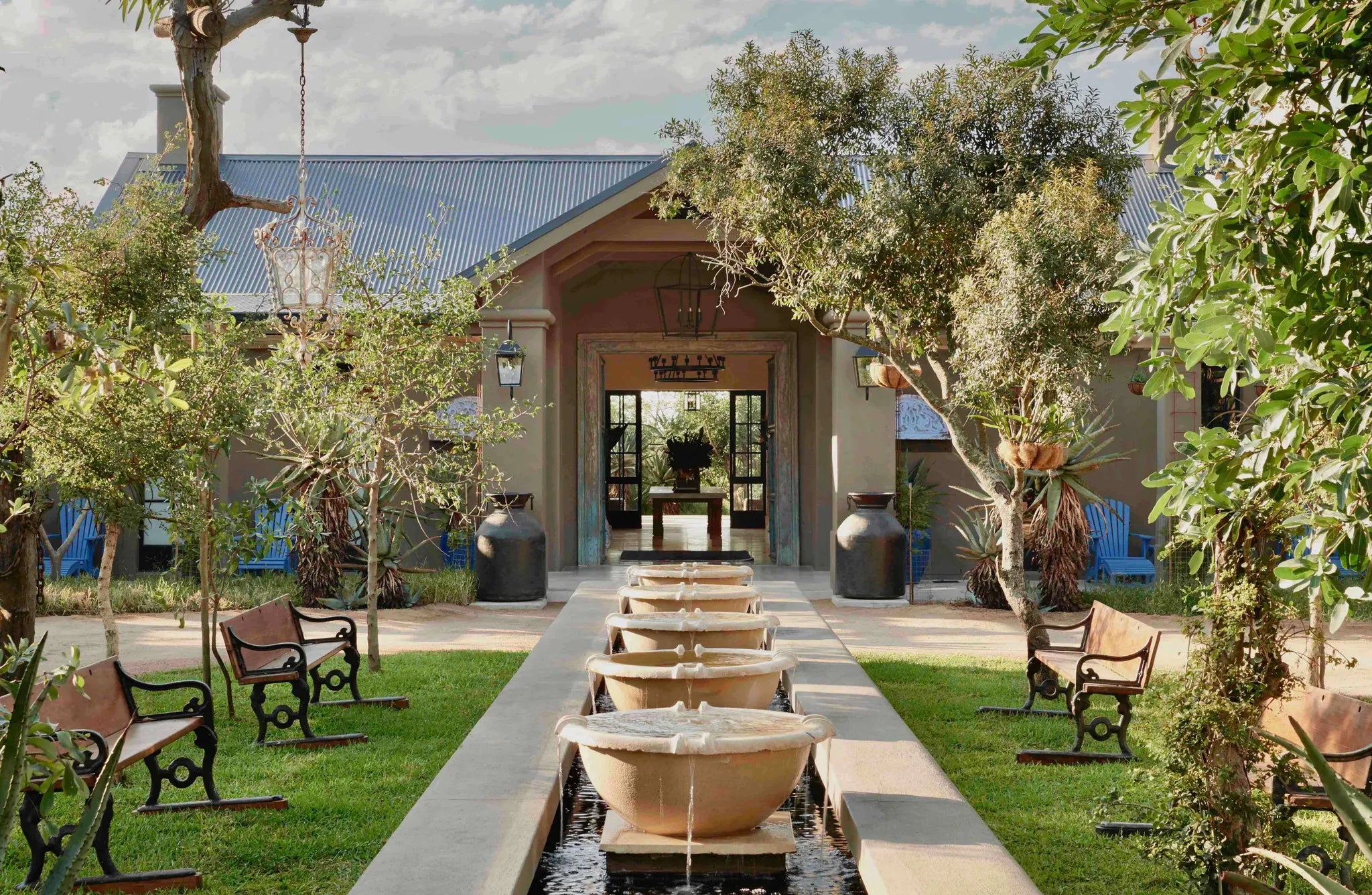 Farmstead at Royal Malewane - Entrance at Farmstead at Royal Malewane, Thornybush Game Reserve, South Africa.