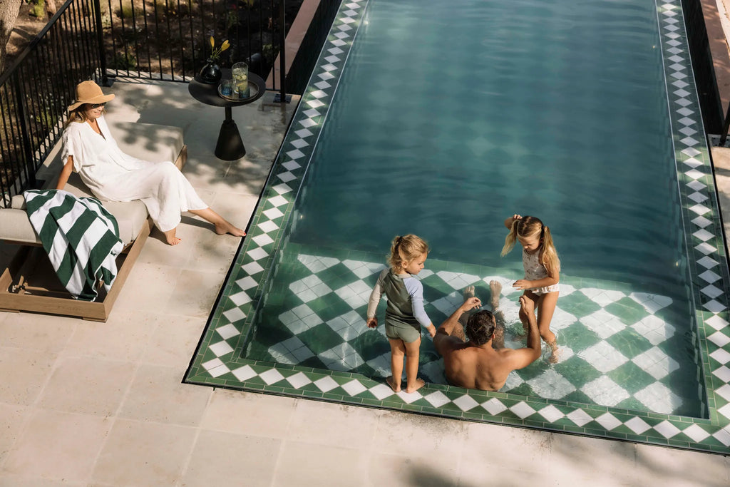 Family Pool Day at Franschhoek House at La Residence, Franschhoek, South Africa.