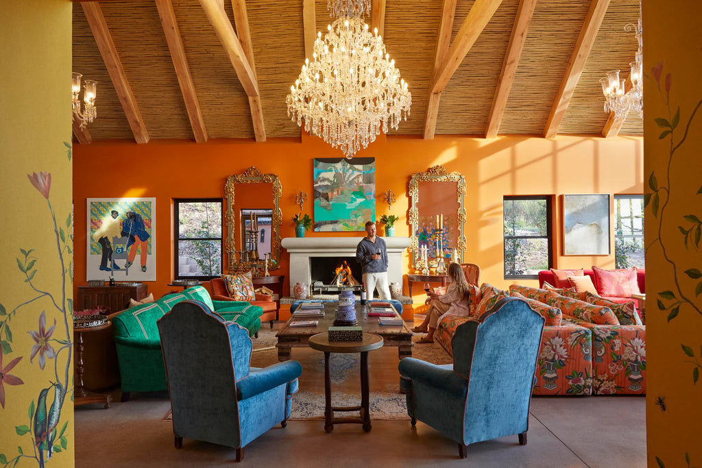 Franschhoek House Long Room at Franschhoek House at La Residence, Franschhoek, South Africa.