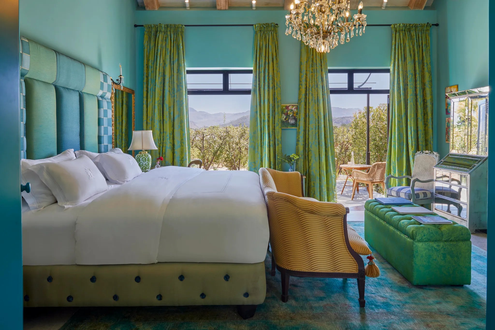 Franschhoek House Suite Four at Franschhoek House at La Residence, Franschhoek, South Africa.