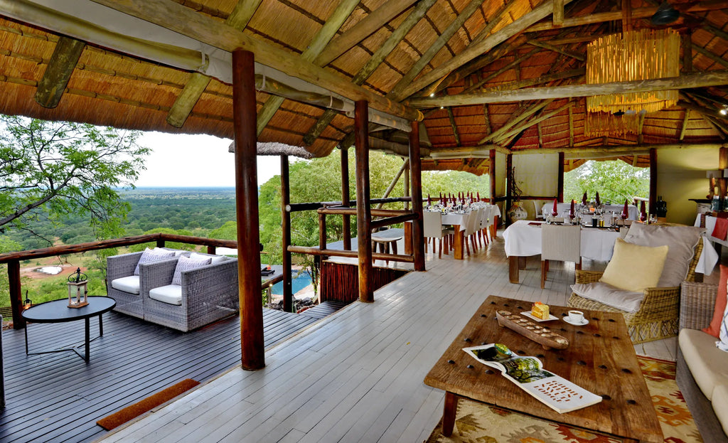 Ghoha Hills Views from the Restaurant & Lounges at Ghoha Hills Savuti Lodge, Savuti - Chobe National Park, Botswana.