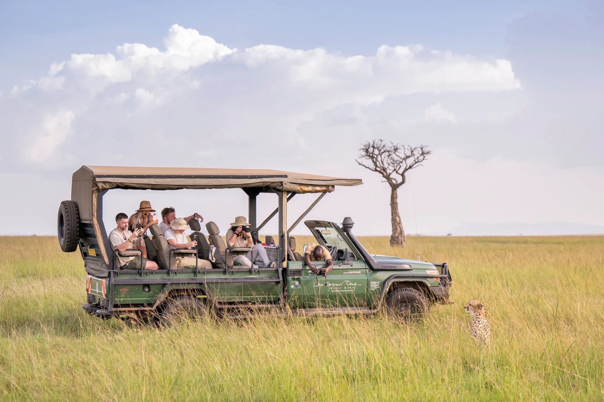 Governors' Camp at Governors' Camp, Masai Mara National Reserve, Kenya.