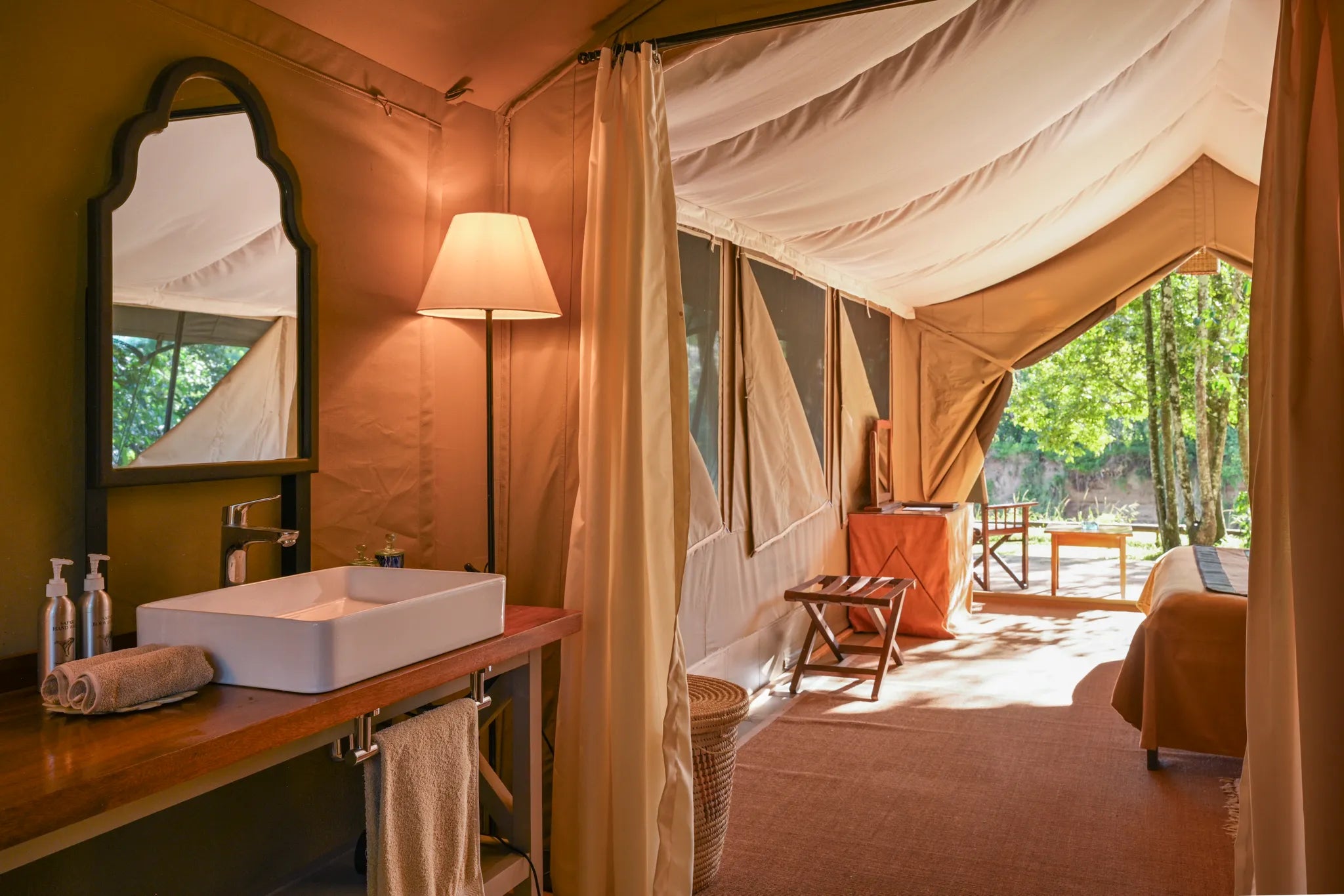 Governors' Camp at Governors' Camp, Masai Mara National Reserve, Kenya.