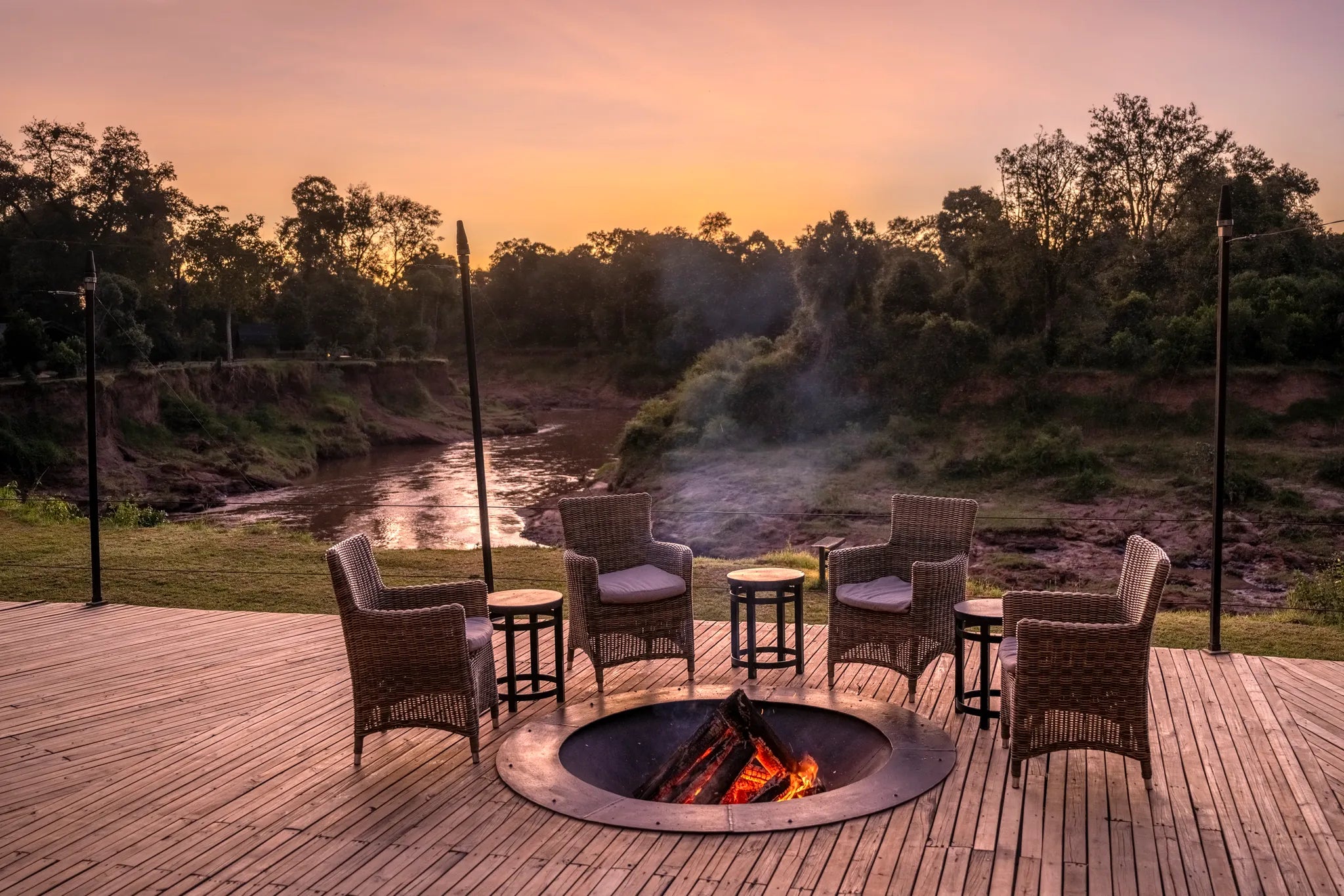 Governors' Il Moran Camp at Governors' Il Moran Camp, Masai Mara National Reserve, Kenya.