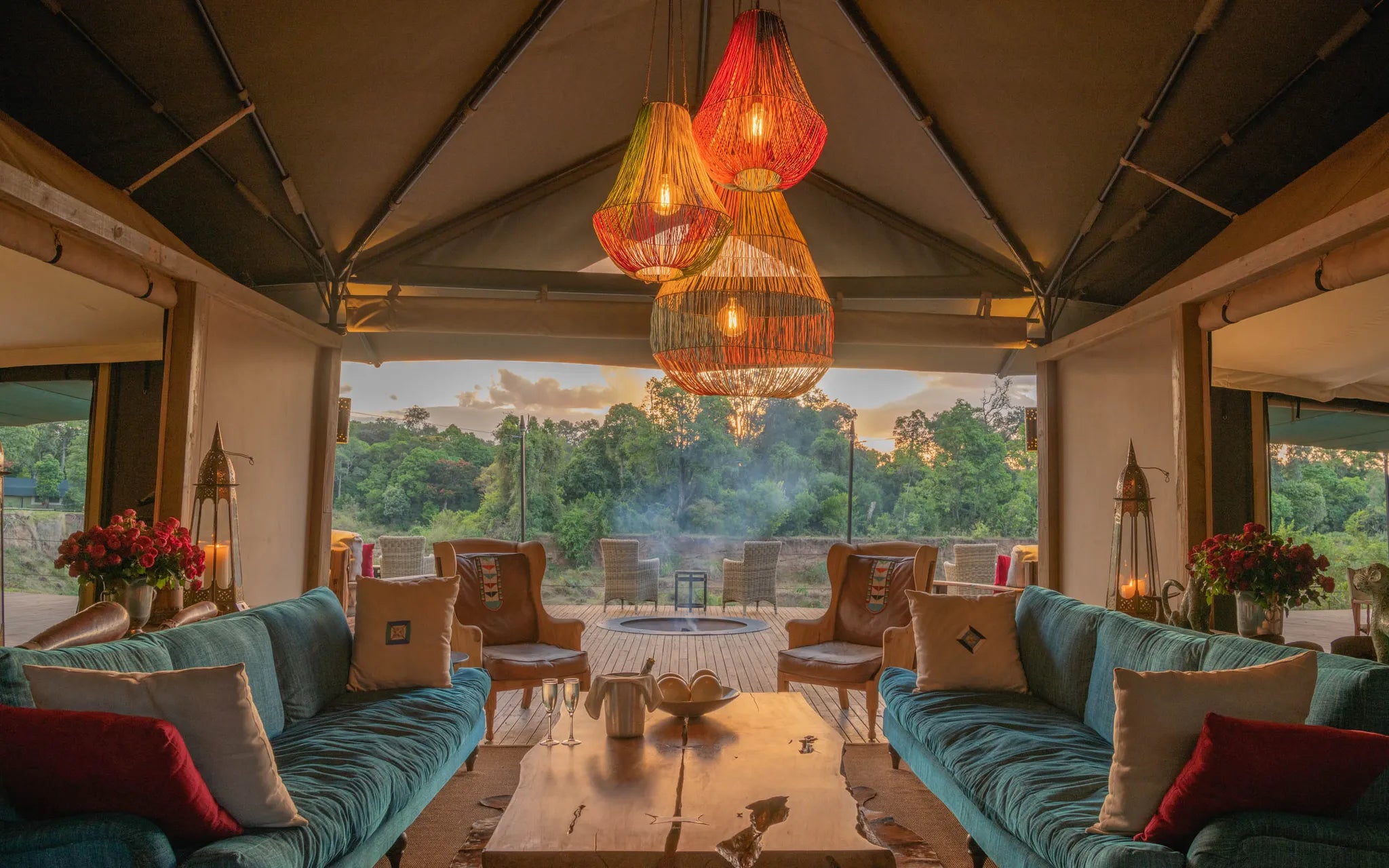 Governors' Il Moran Camp at Governors' Il Moran Camp, Masai Mara National Reserve, Kenya.