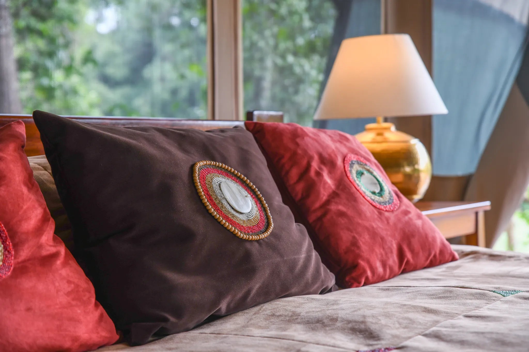 Private Camp tent interior at Governors' Private Camp, Masai Mara National Reserve, Kenya.