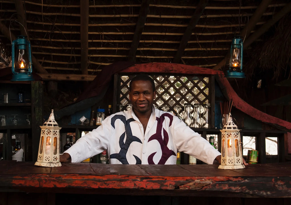 The bar at Greystoke, Mahale, Mahale Mountain National Park, Tanzania.