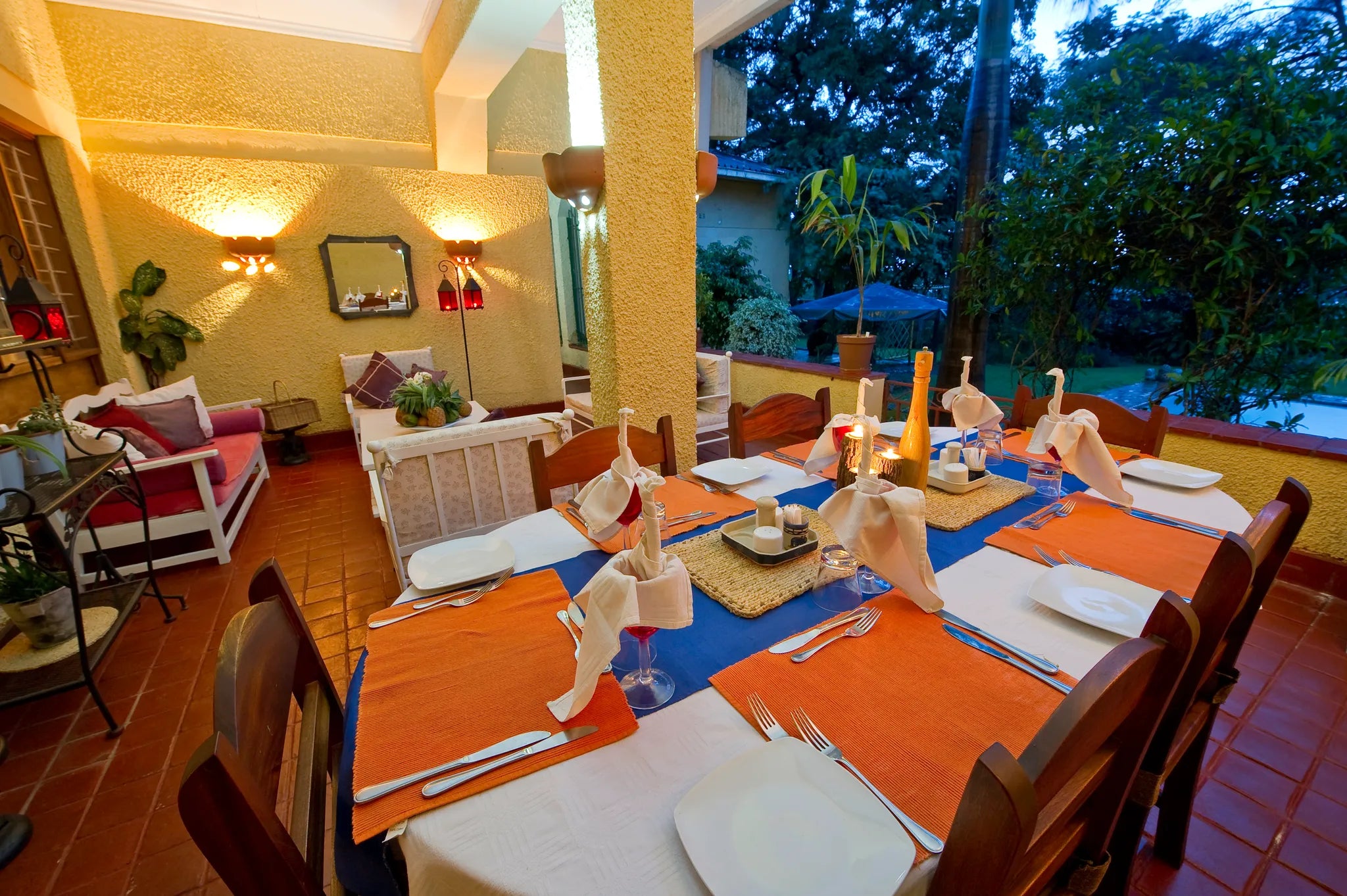 Heuglins Lodge at Heuglin’s Lodge, Lilongwe, Malawi.