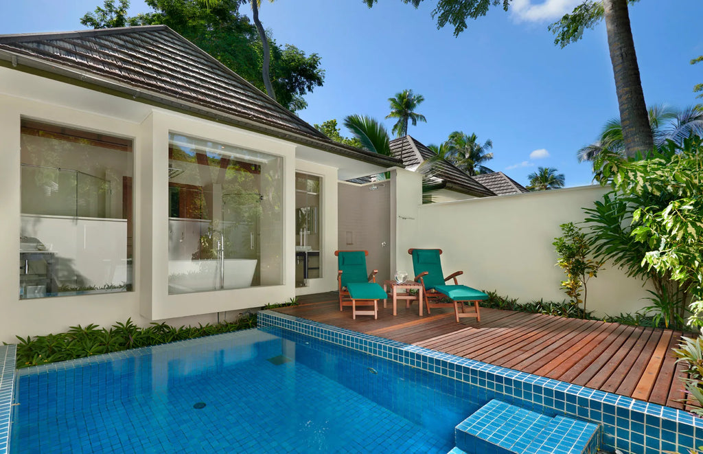 Beachfront Villa with Plunge Pool at Hilton Seychelles Labriz Resort & Spa, Silhouette Island, Seychelles.