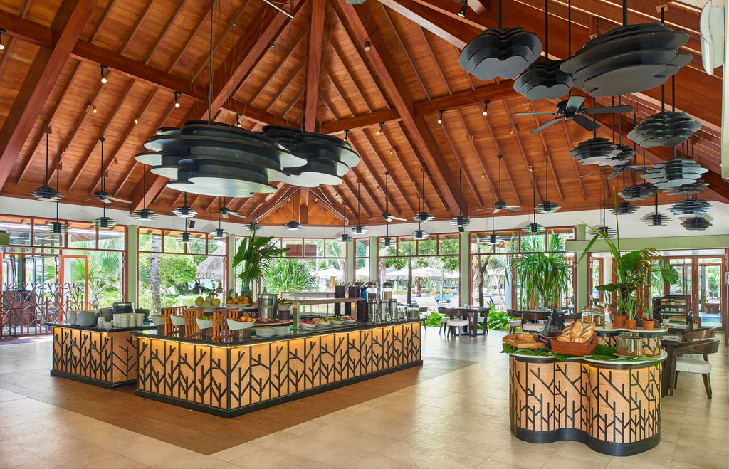 Cafe Dauban at Hilton Seychelles Labriz Resort & Spa, Silhouette Island, Seychelles.