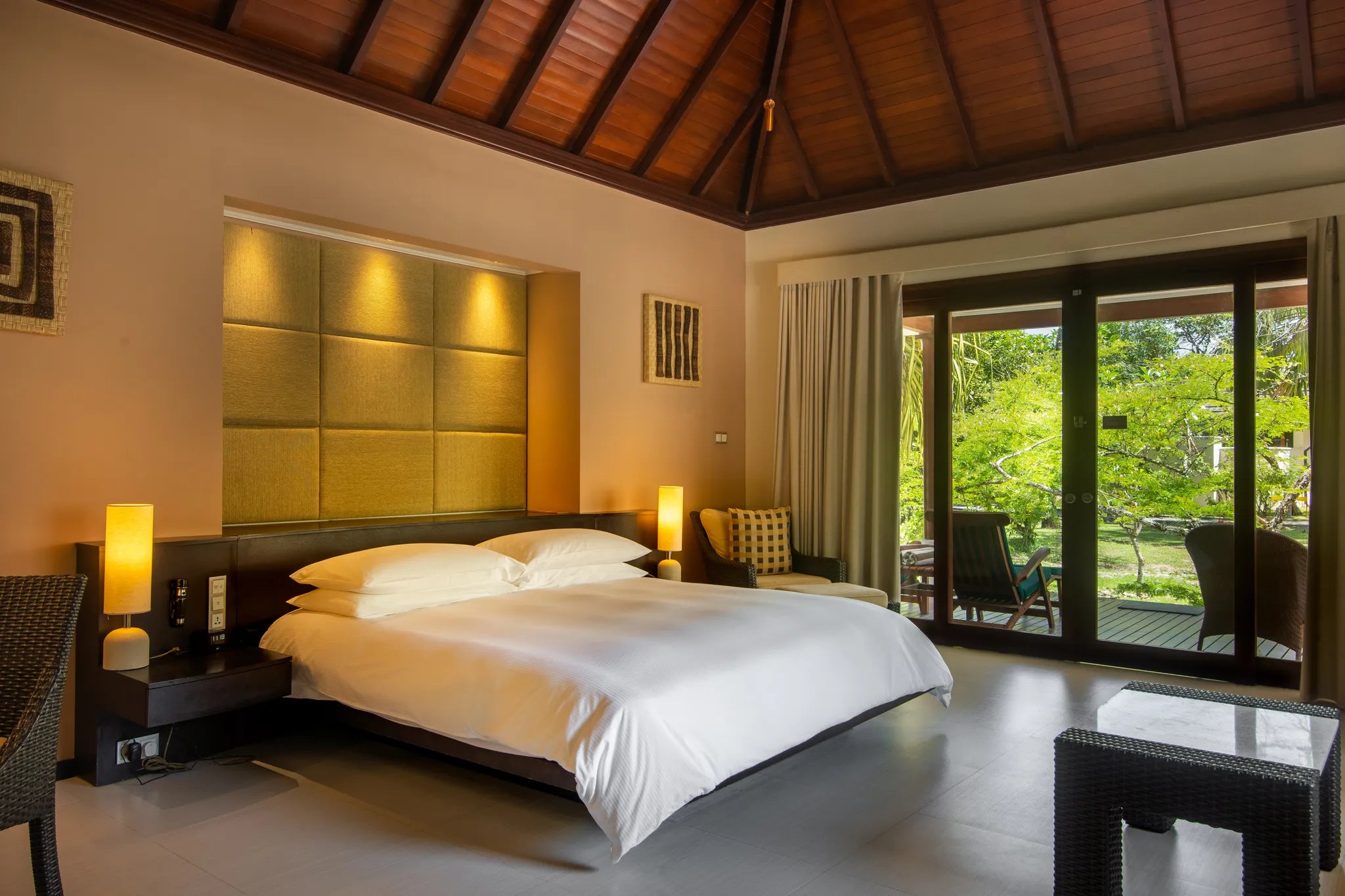 King Garden Villa at Hilton Seychelles Labriz Resort & Spa, Silhouette Island, Seychelles.