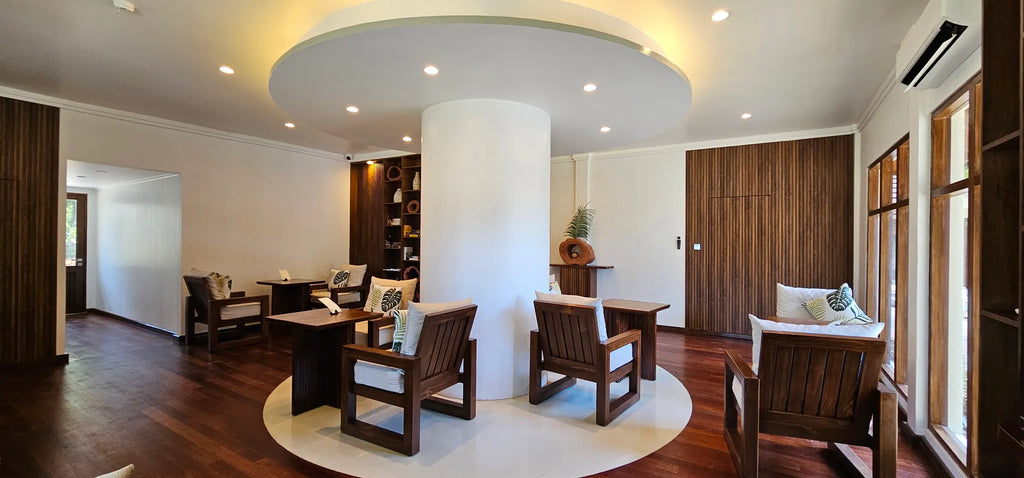 Papaya Lounge at Hilton Seychelles Labriz Resort & Spa, Silhouette Island, Seychelles.