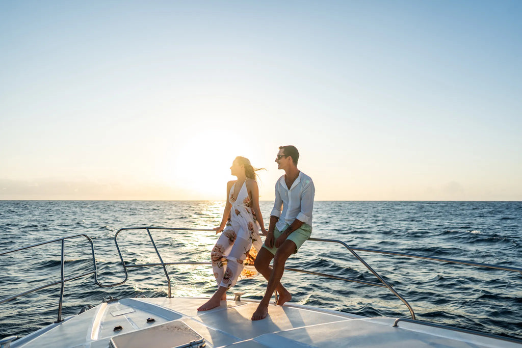 Sunset Cruise at Hilton Seychelles Labriz Resort & Spa, Silhouette Island, Seychelles.