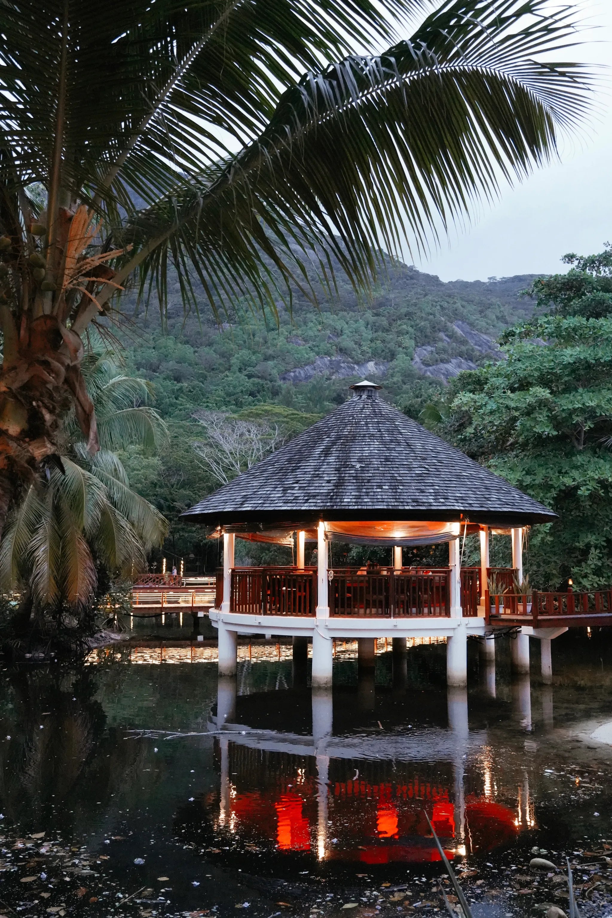 Teppanyaki at Hilton Seychelles Labriz Resort & Spa, Silhouette Island, Seychelles.