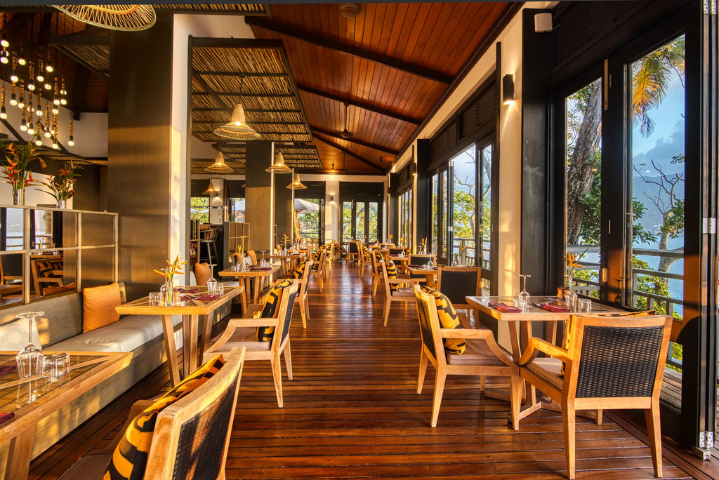 Mahe restaurant at Hilton Seychelles Northolme Resort & Spa, Mahe Island, Seychelles.