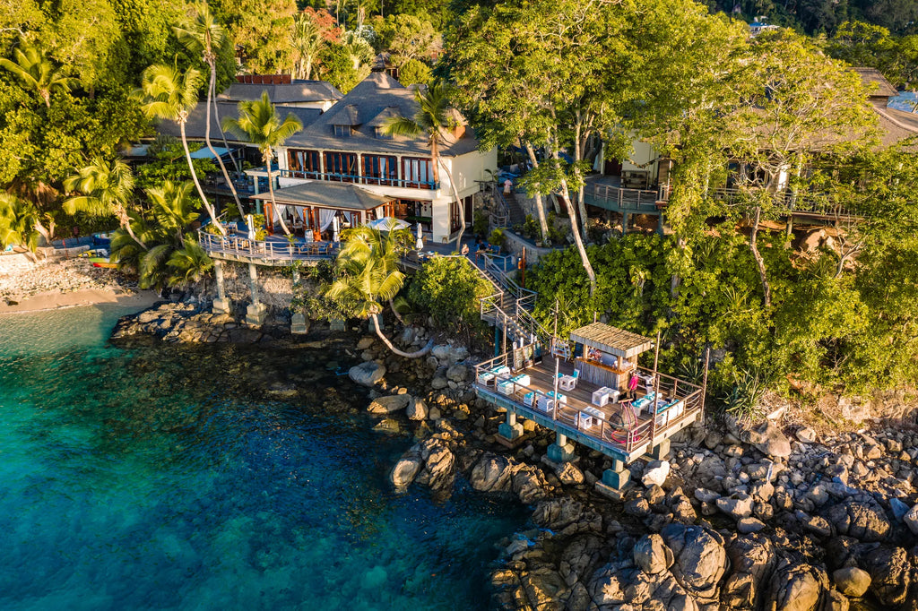 The Lower Deck at Hilton Seychelles Northolme Resort & Spa, Mahe Island, Seychelles.