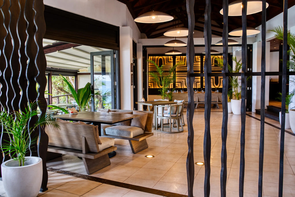 Wave Restaurant at Hilton Seychelles Northolme Resort & Spa, Mahe Island, Seychelles.