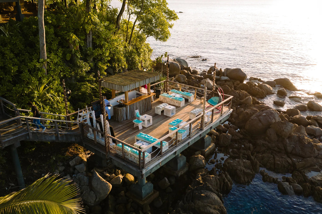 The Lower Deck at Hilton Seychelles Northolme Resort & Spa, Mahe Island, Seychelles.