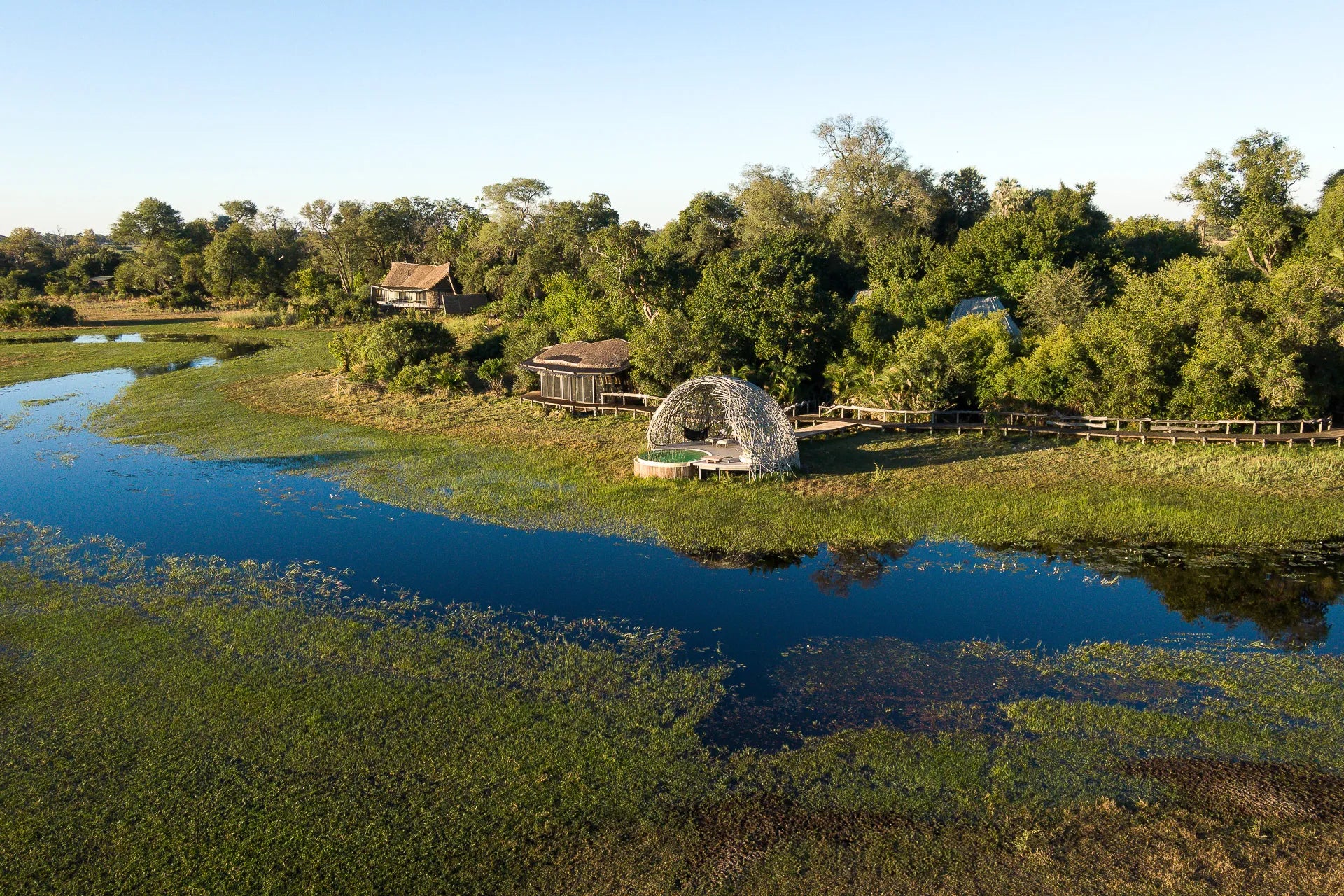 Wilderness Jao at Jao, Okavango Delta, Botswana.