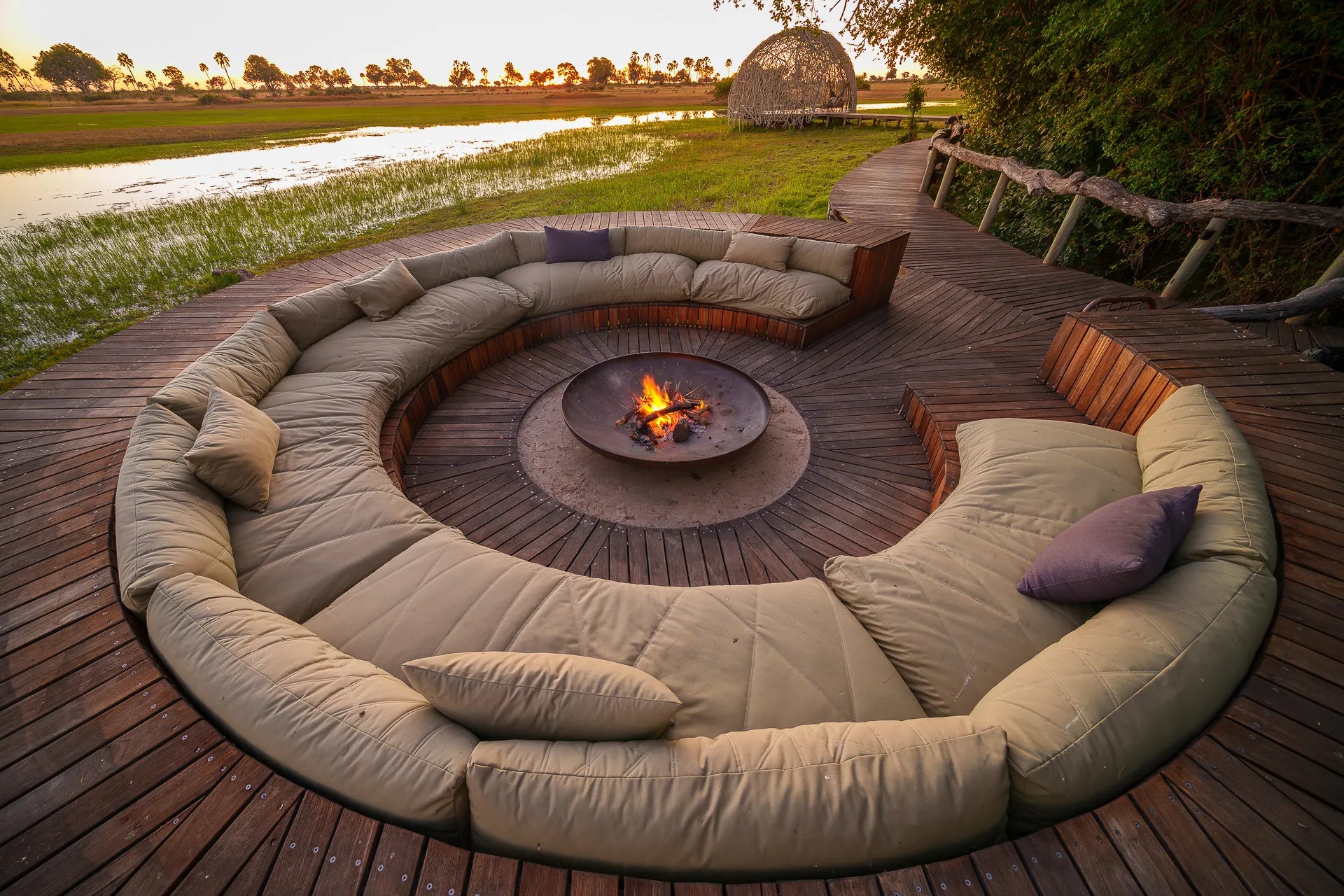 Wilderness Jao at Jao, Okavango Delta, Botswana.