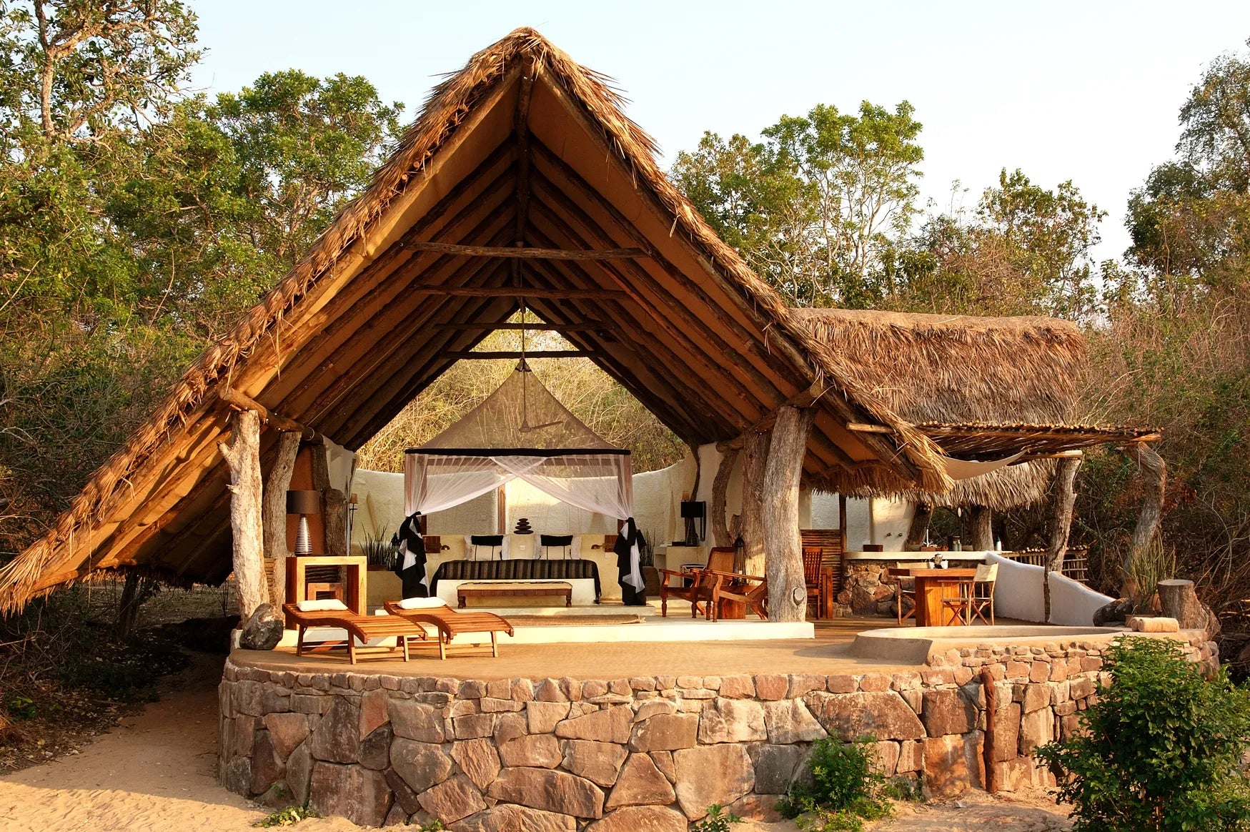 Suite at Kiba Point Selous, Nyerere National Park, Tanzania.