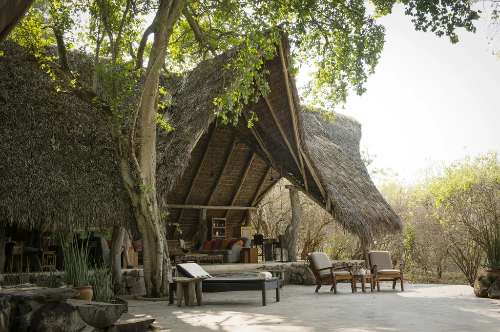 The main mess area at Kiba Point Selous, Nyerere National Park, Tanzania.