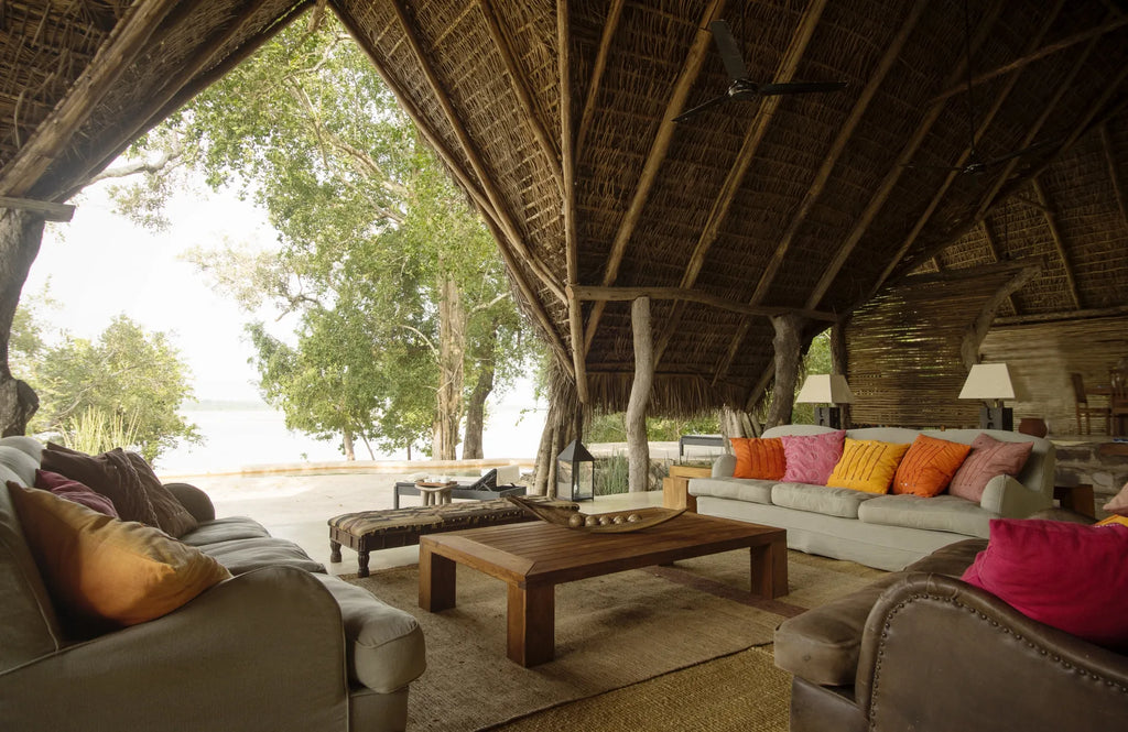 The mess at Kiba Point Selous, Nyerere National Park, Tanzania.