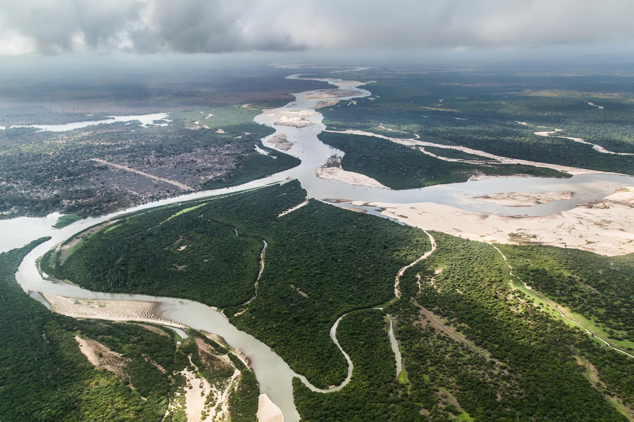 The Selous at Kiba Point Selous, Nyerere National Park, Tanzania.