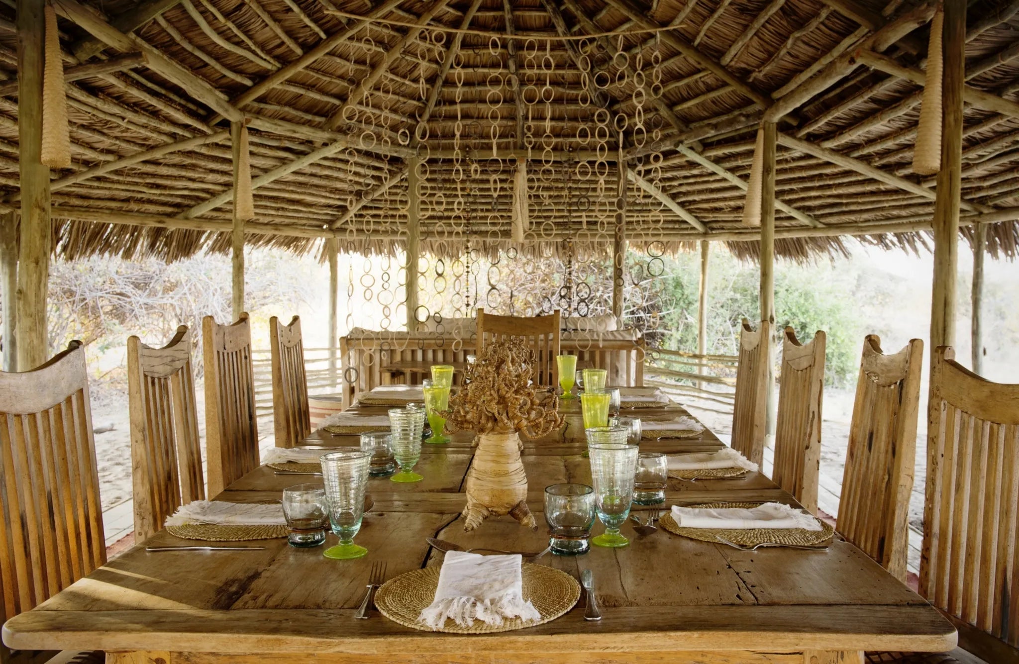Dining at Kigelia Ruaha, Ruaha National Park, Tanzania.