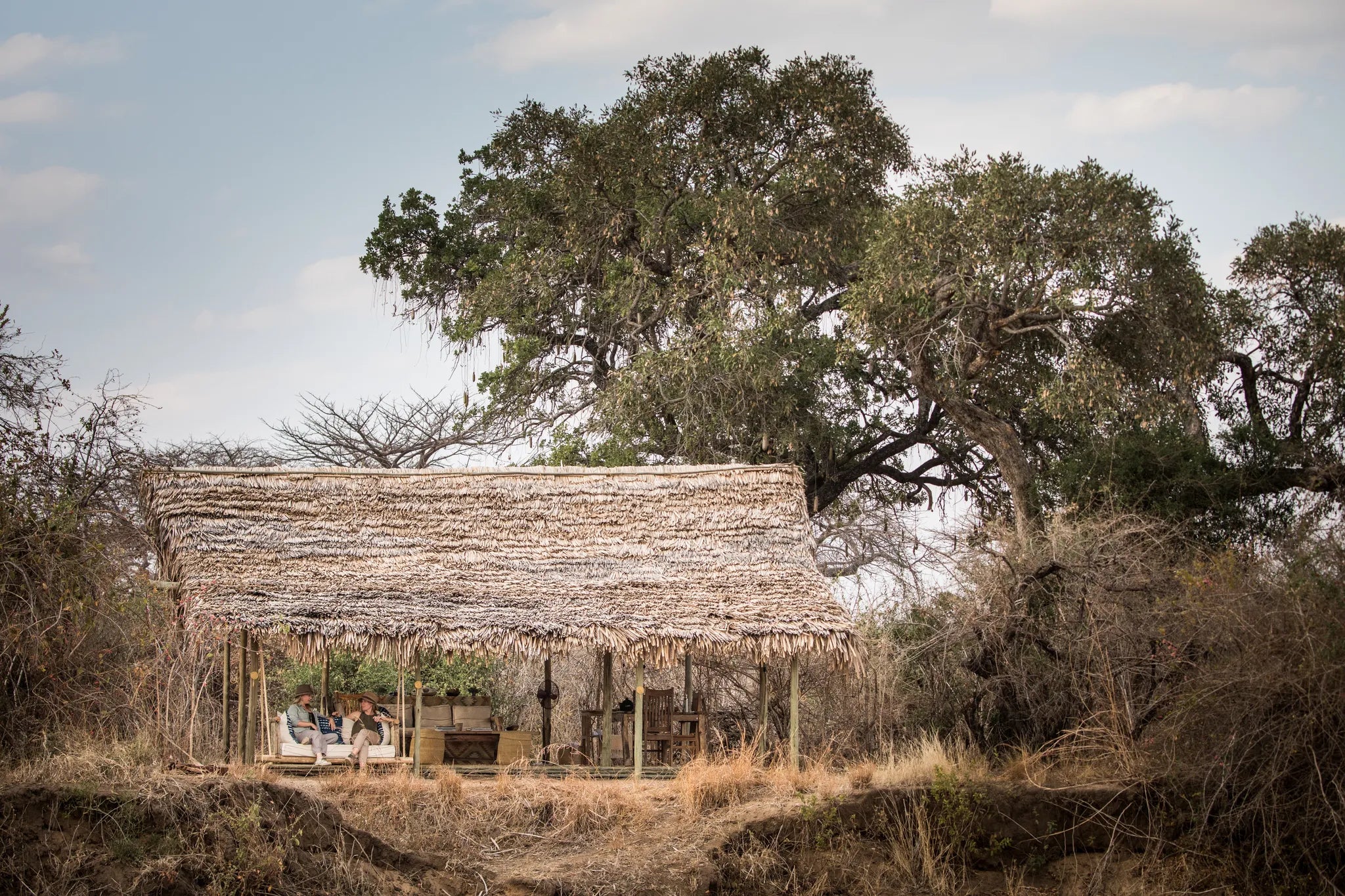 Place to relax at Kigelia Ruaha, Ruaha National Park, Tanzania.