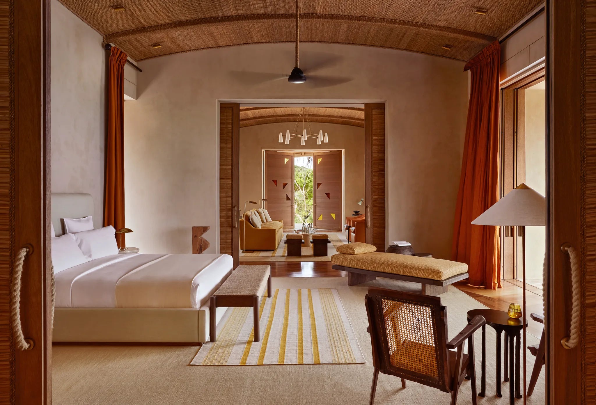 Guest residence at Kisawa Sanctuary, Benguerra Island, Mozambique.