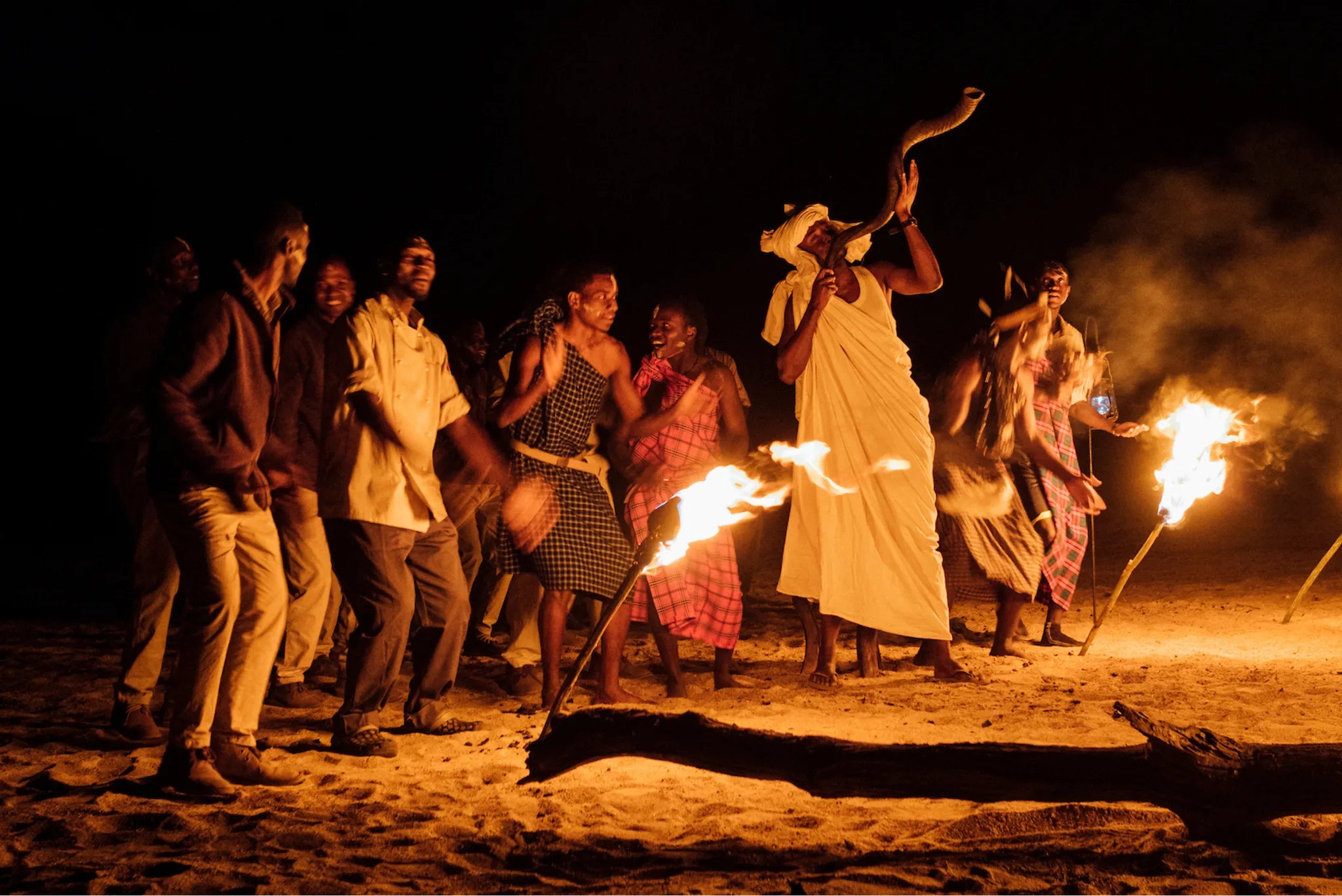 Kokoko - Cultural Experiences By the Fire at Kokoko Camp, Ruaha National Park, Tanzania.